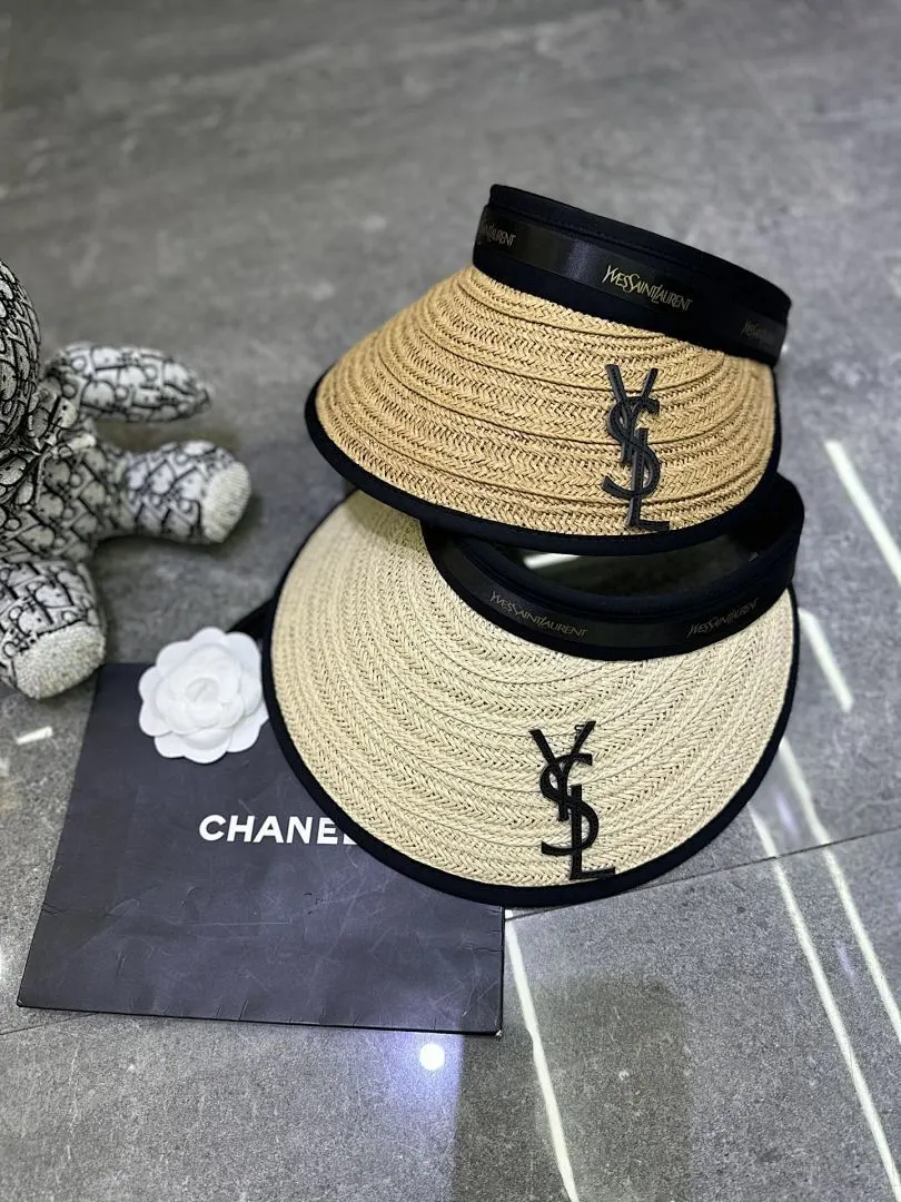 YsL 爆款空顶帽👒👒超大檐黑胶防晒设计.🔥🔥🔥