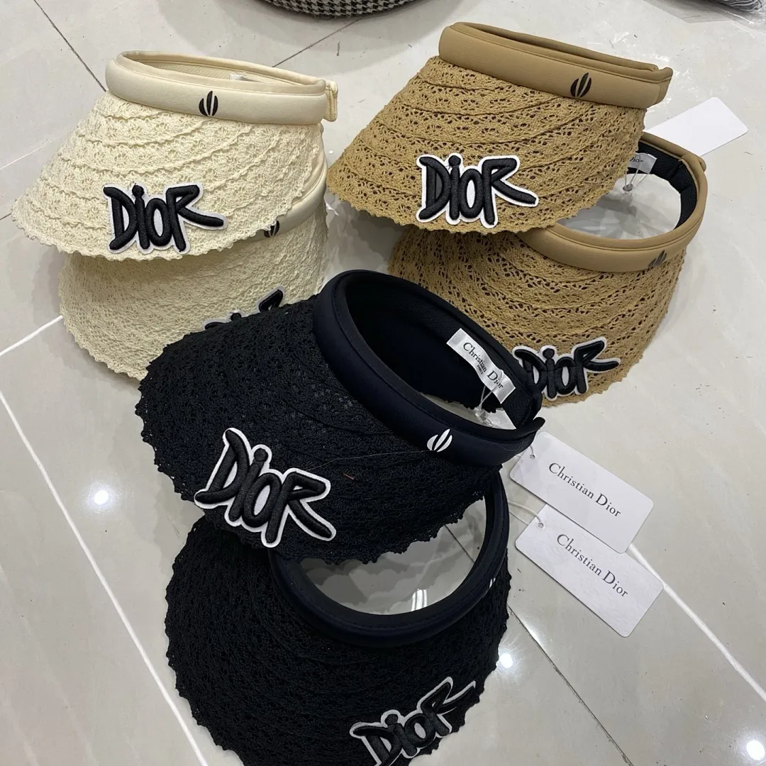 Dior迪奥 蕾丝防晒空顶帽