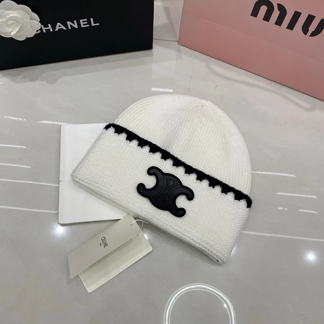 Celine 羊绒针织帽