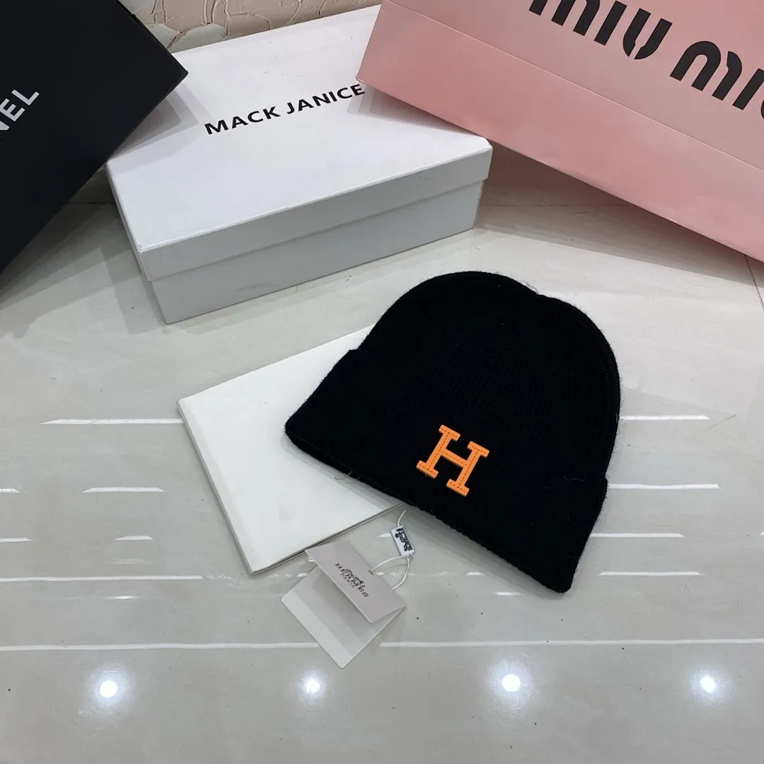 H爱马仕 羊绒针织帽