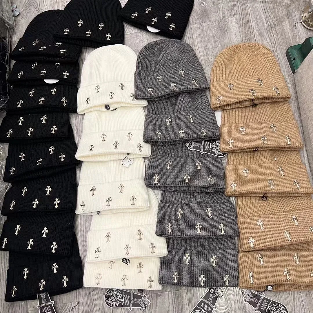 克罗心 羊绒针织帽