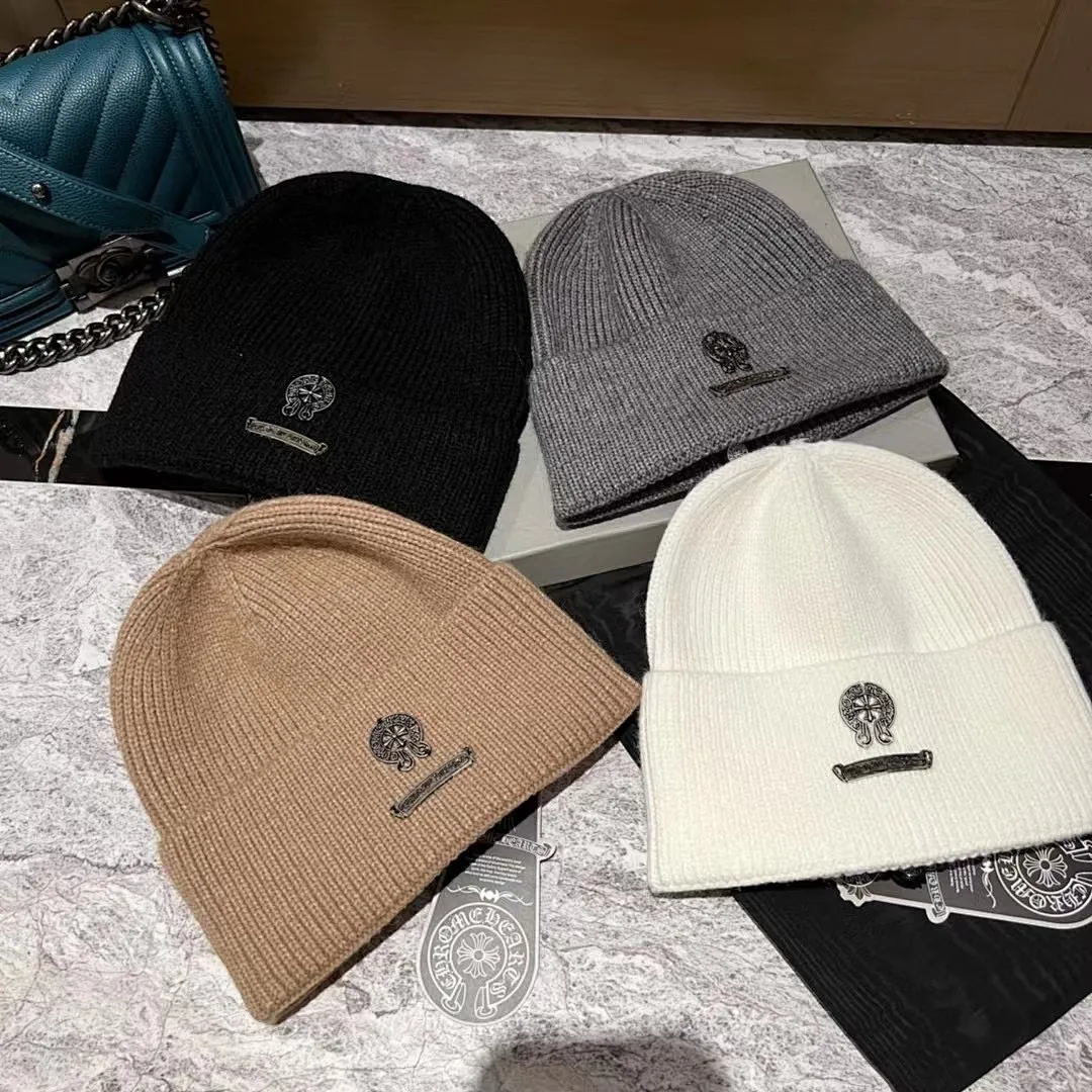 克罗心 羊绒针织帽