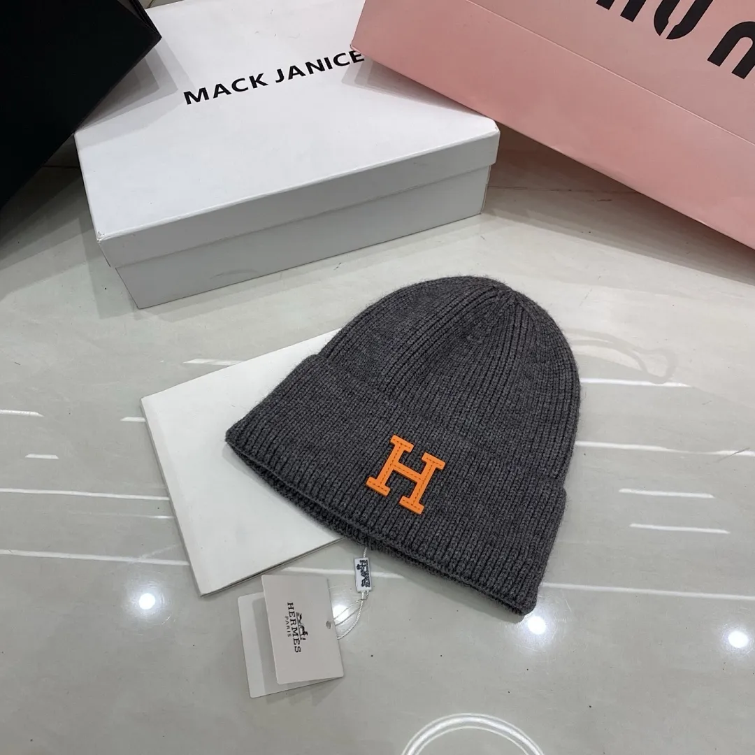 H爱马仕 羊绒针织帽