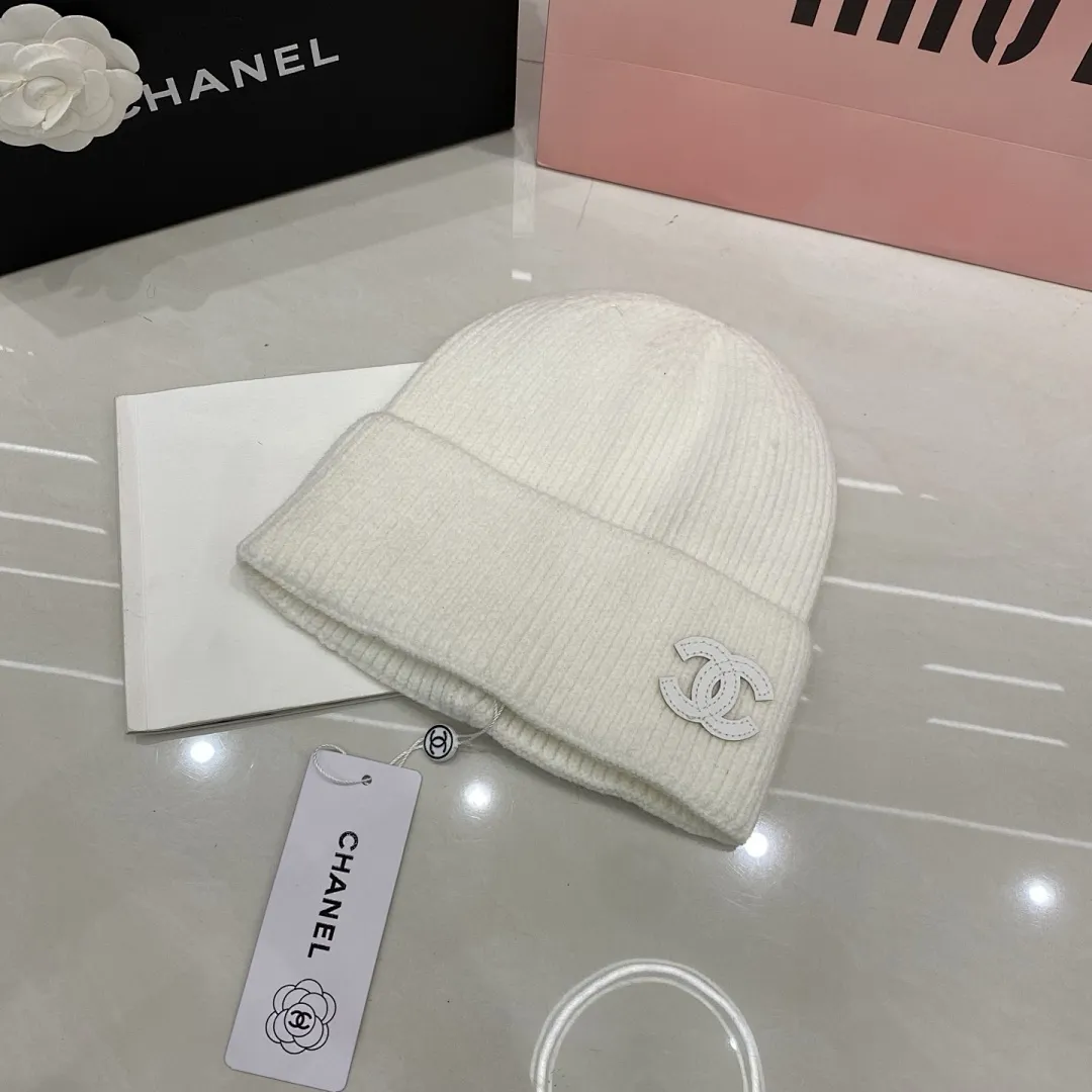 Chanel 羊绒针织帽