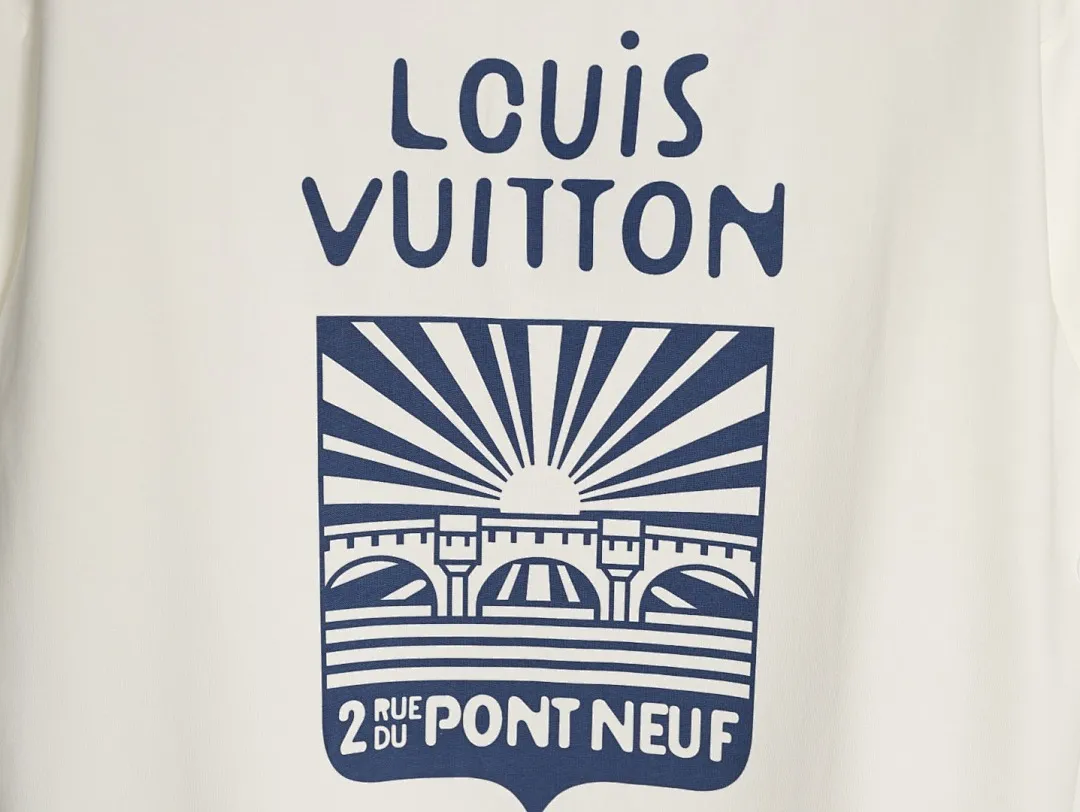 Louis Vuitton/路易威登 菲董首秀限定印花短袖T恤