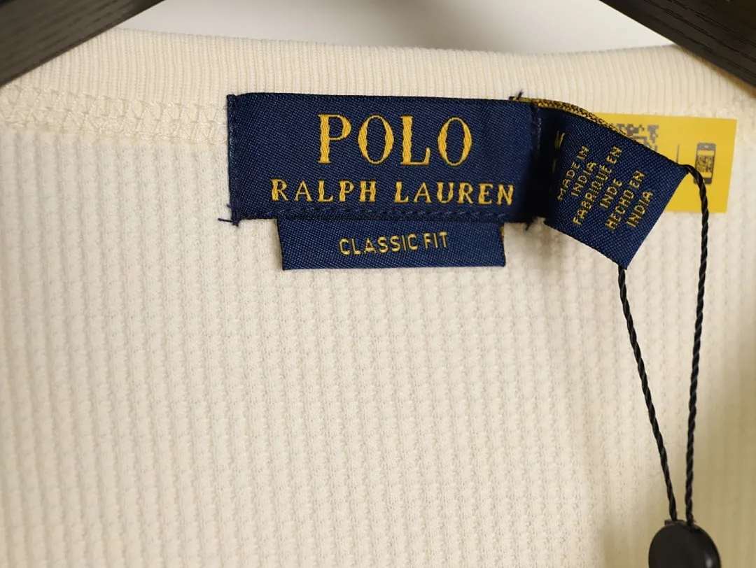 Ralph Lauren 拉夫劳伦 小标华夫格短袖T恤