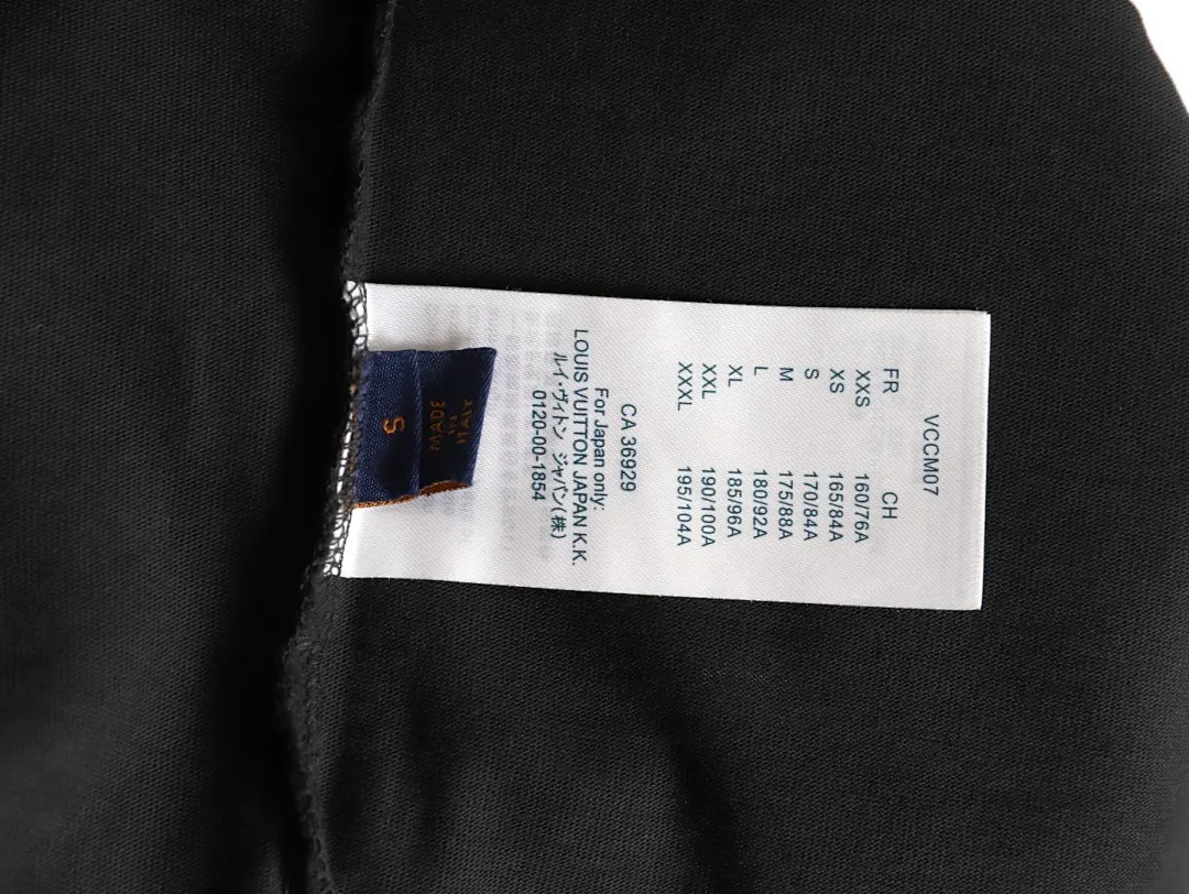 Louis Vuitton路易威登 前后贴布logo短袖