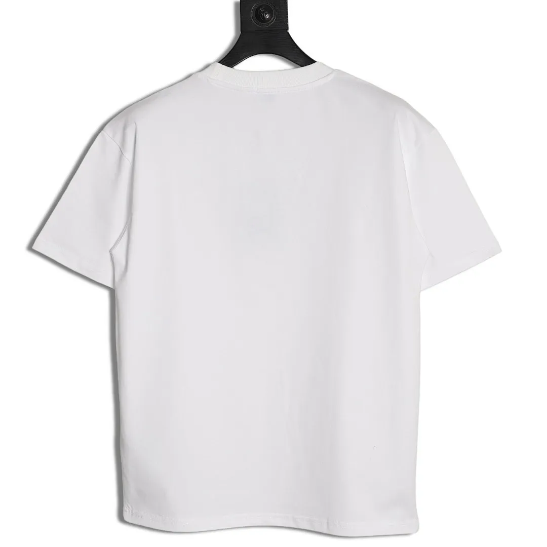 Burberry/巴宝莉 格纹口袋尼龙拼接短袖