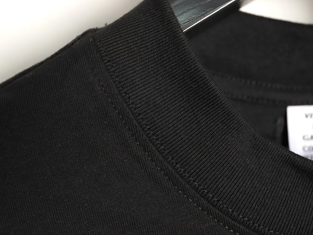 VETEMENTS维特萌新款VTM风格极简纯色刺绣logo短袖T恤