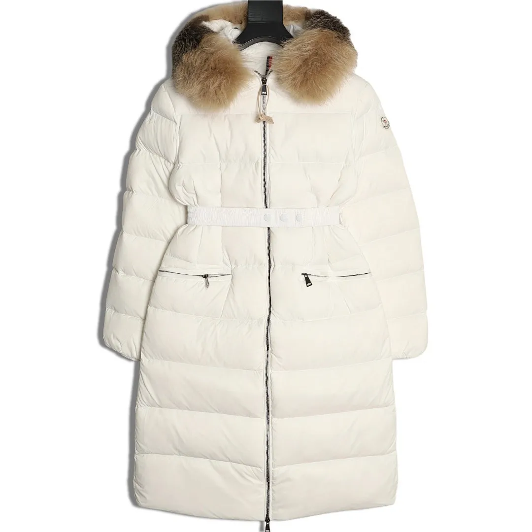 MONCLER 蒙口 HERMIFUR系列中长女款羽绒服