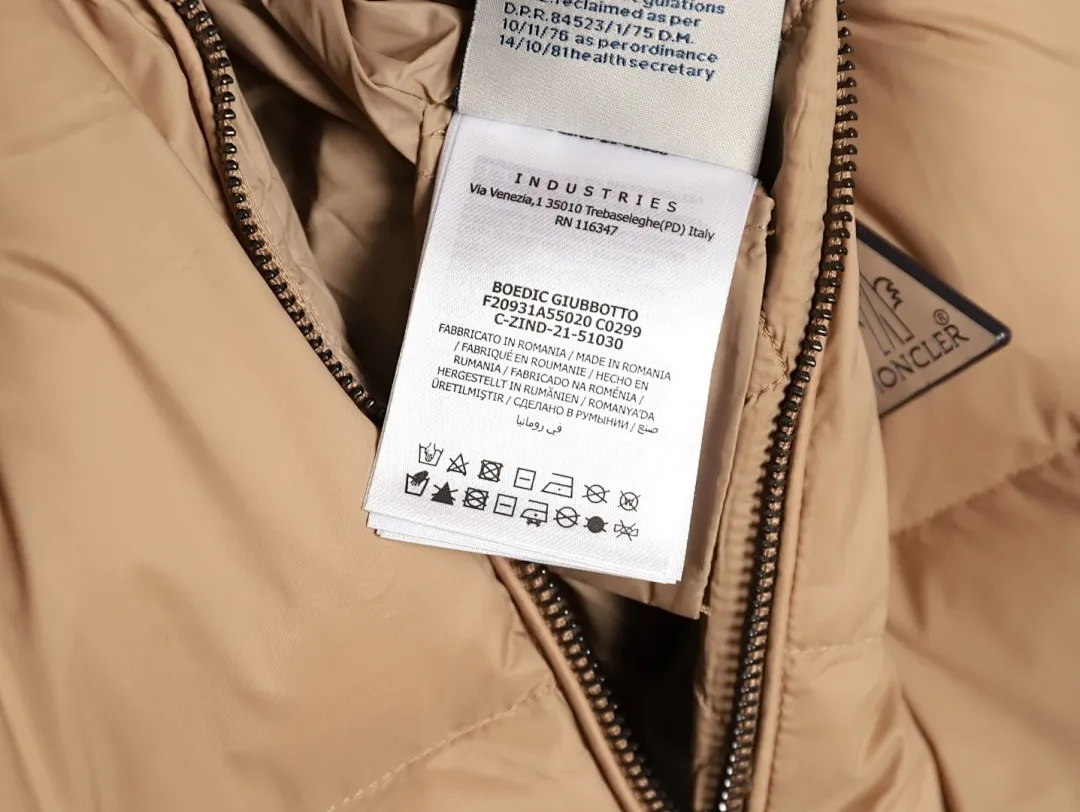 MONCLER 蒙口 HERMIFUR系列中长女款羽绒服