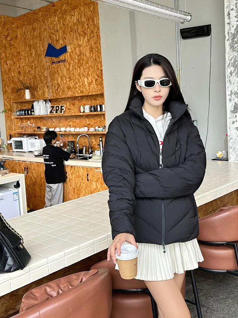 Moncler/蒙口 25Fw新款不规则立领羽绒服外套