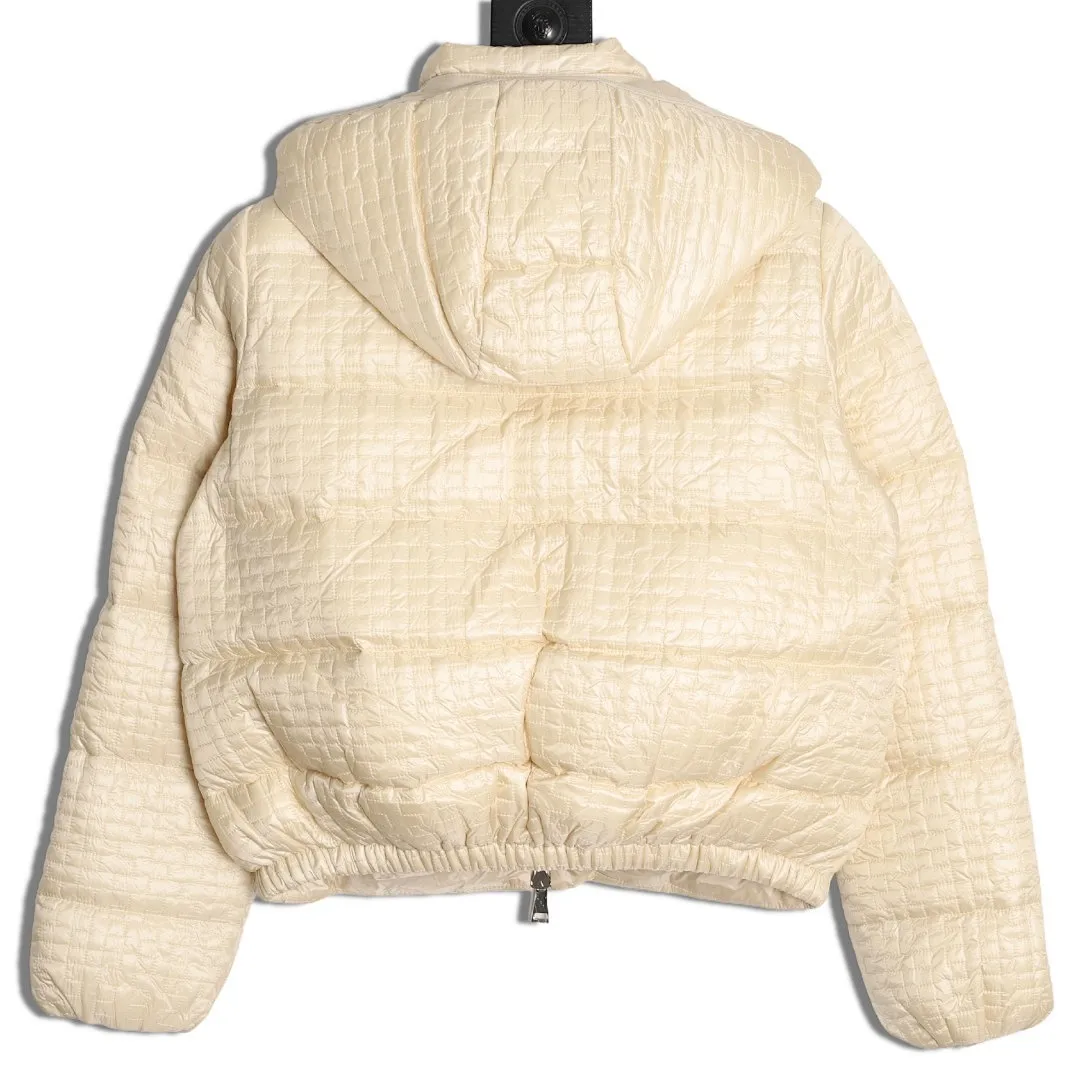 Moncler/蒙口 25Fw 几何绗缝连帽羽绒服