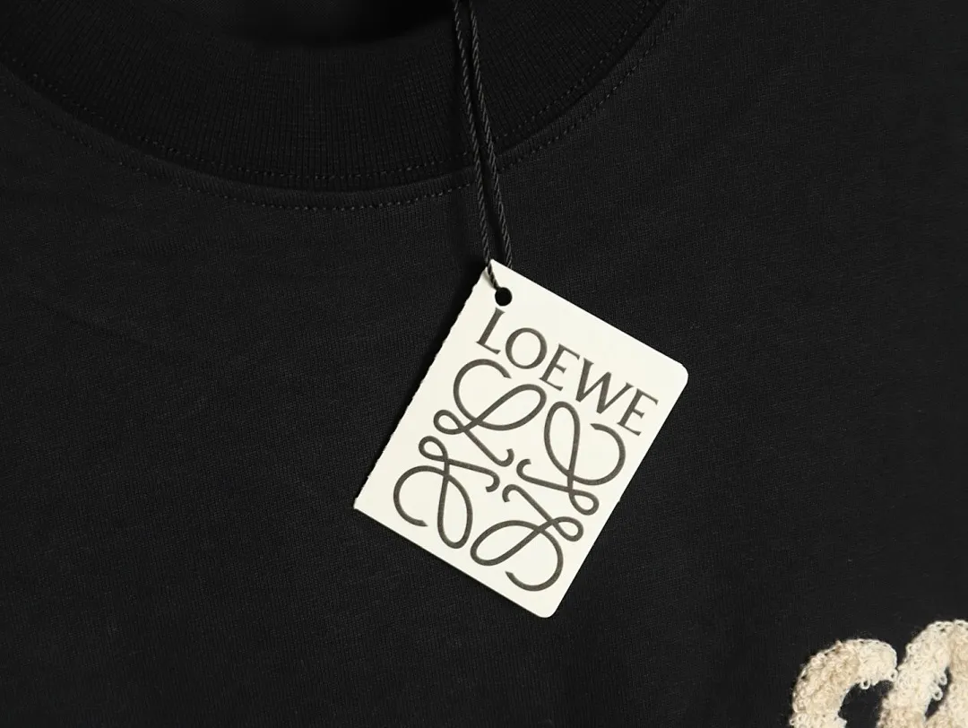 Loewe罗意威 毛巾刺绣短袖T恤