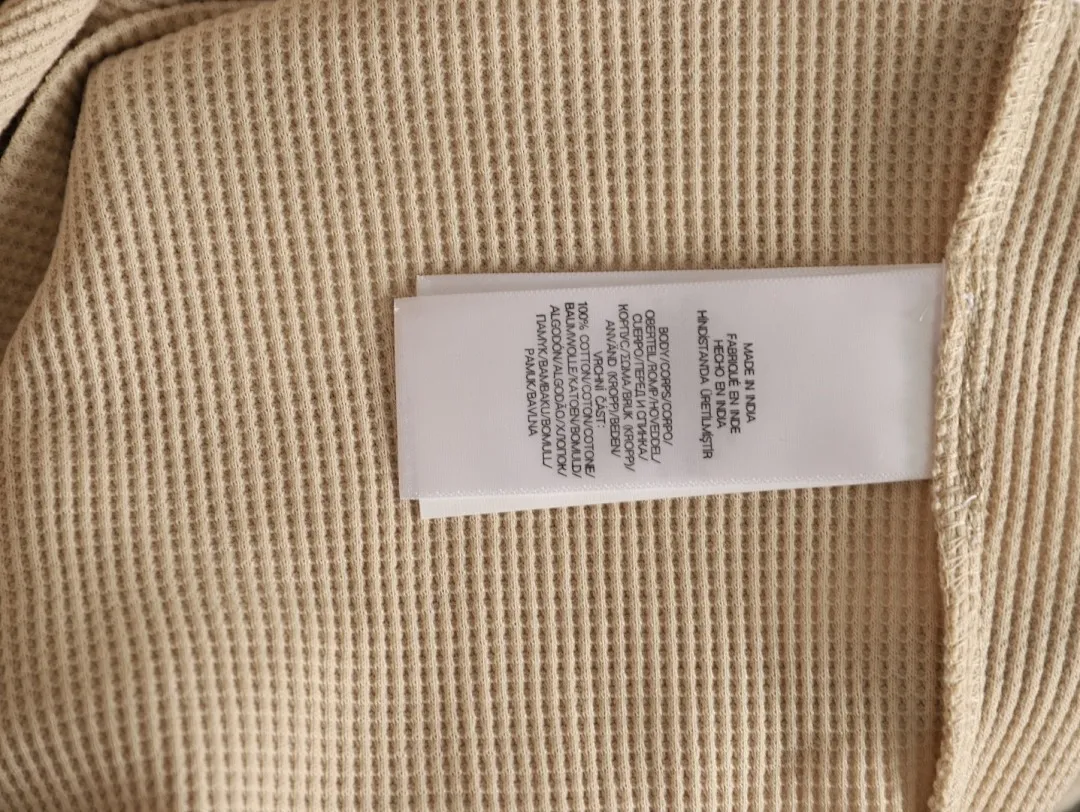 Ralph Lauren 拉夫劳伦 小标华夫格短袖T恤