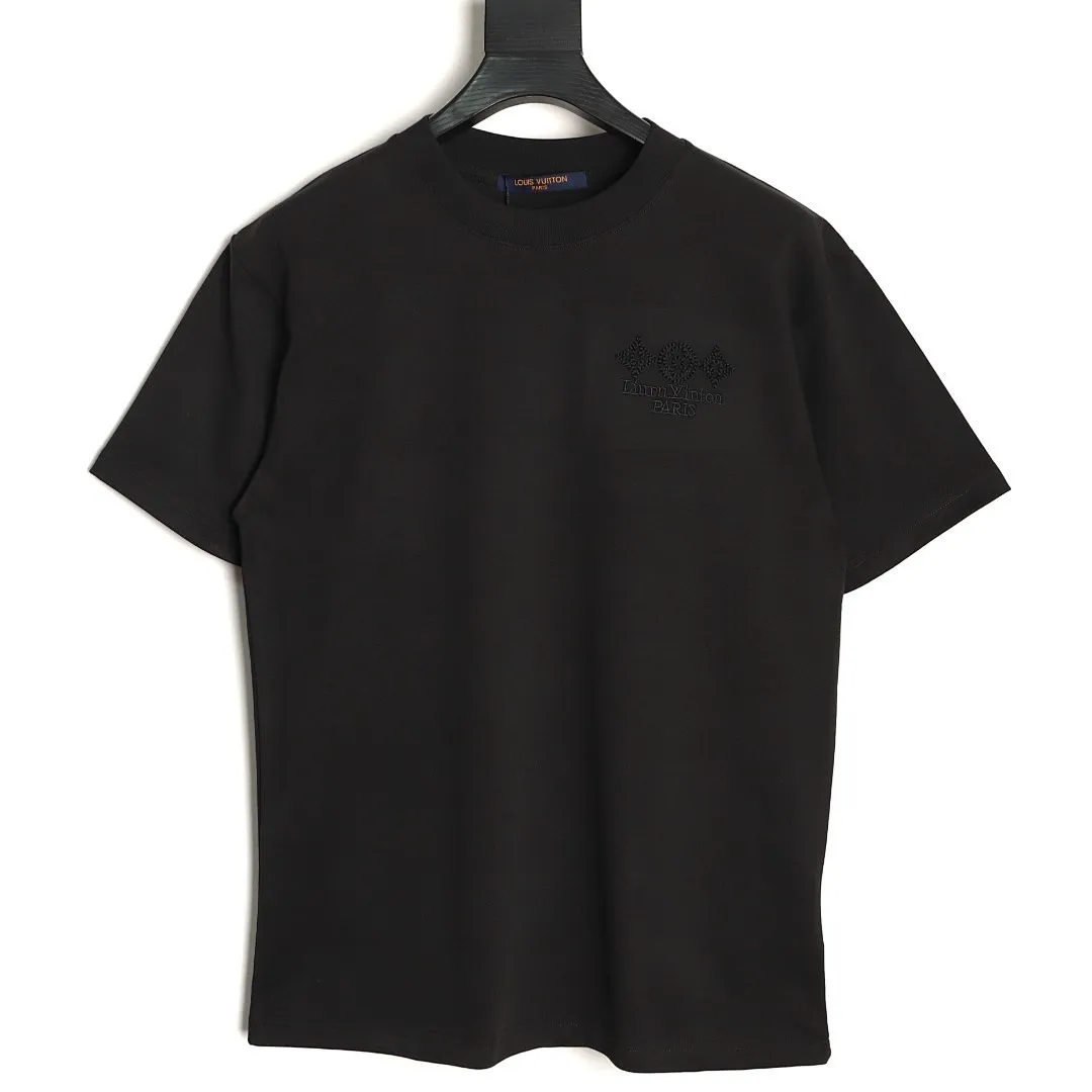 Louis Vuitton 三花刺绣短袖T恤