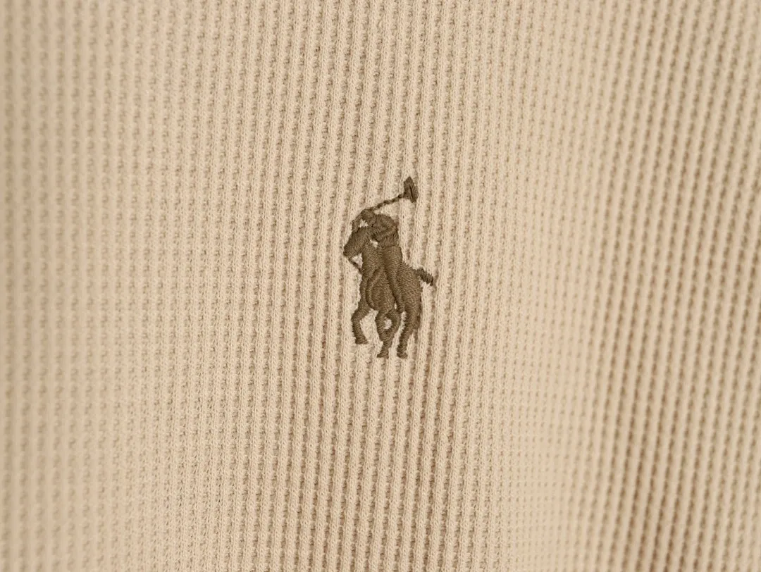 Ralph Lauren 拉夫劳伦 小标华夫格短袖T恤