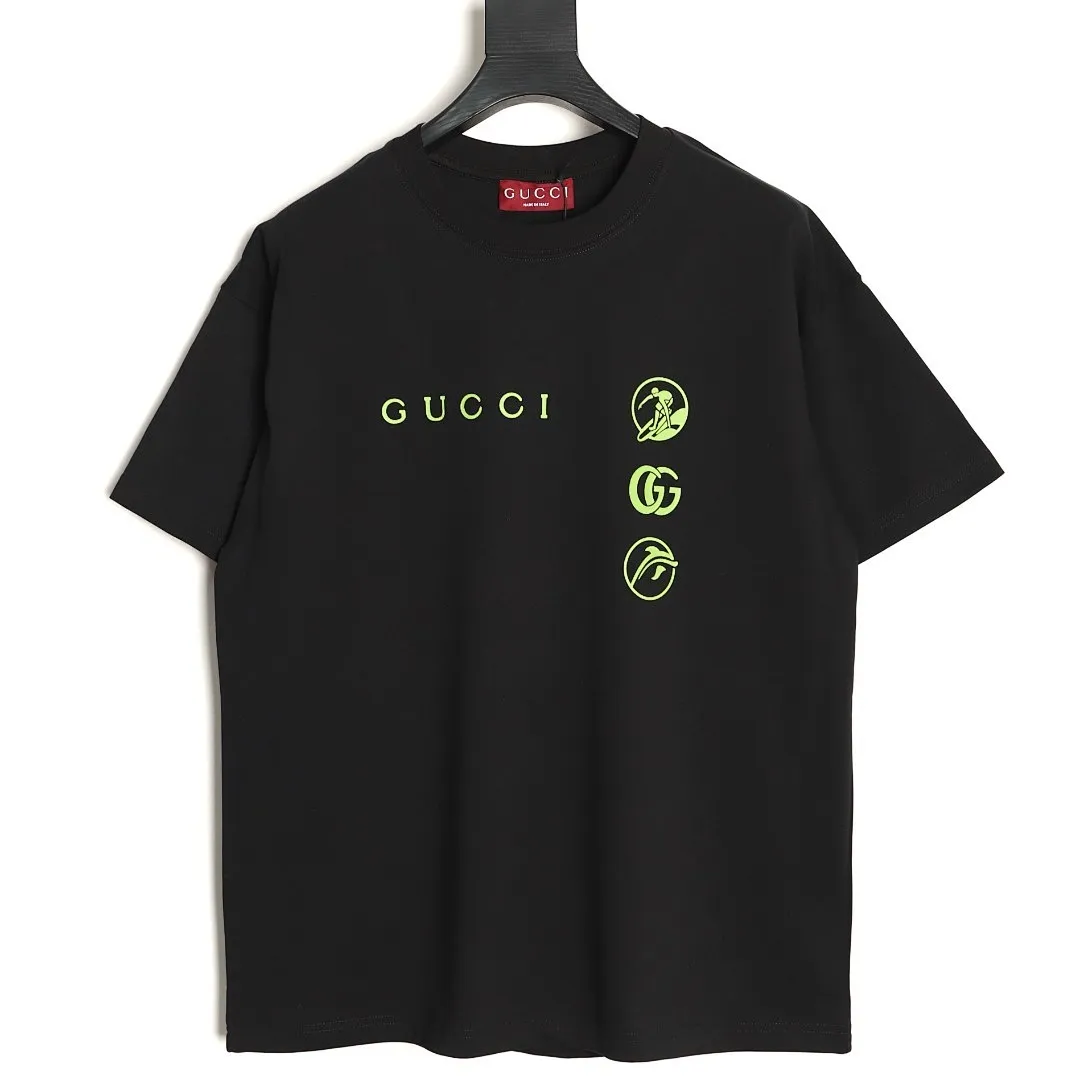 GUCCI 古驰 2026新款 立体压花字母logo 男女同款 短袖t恤