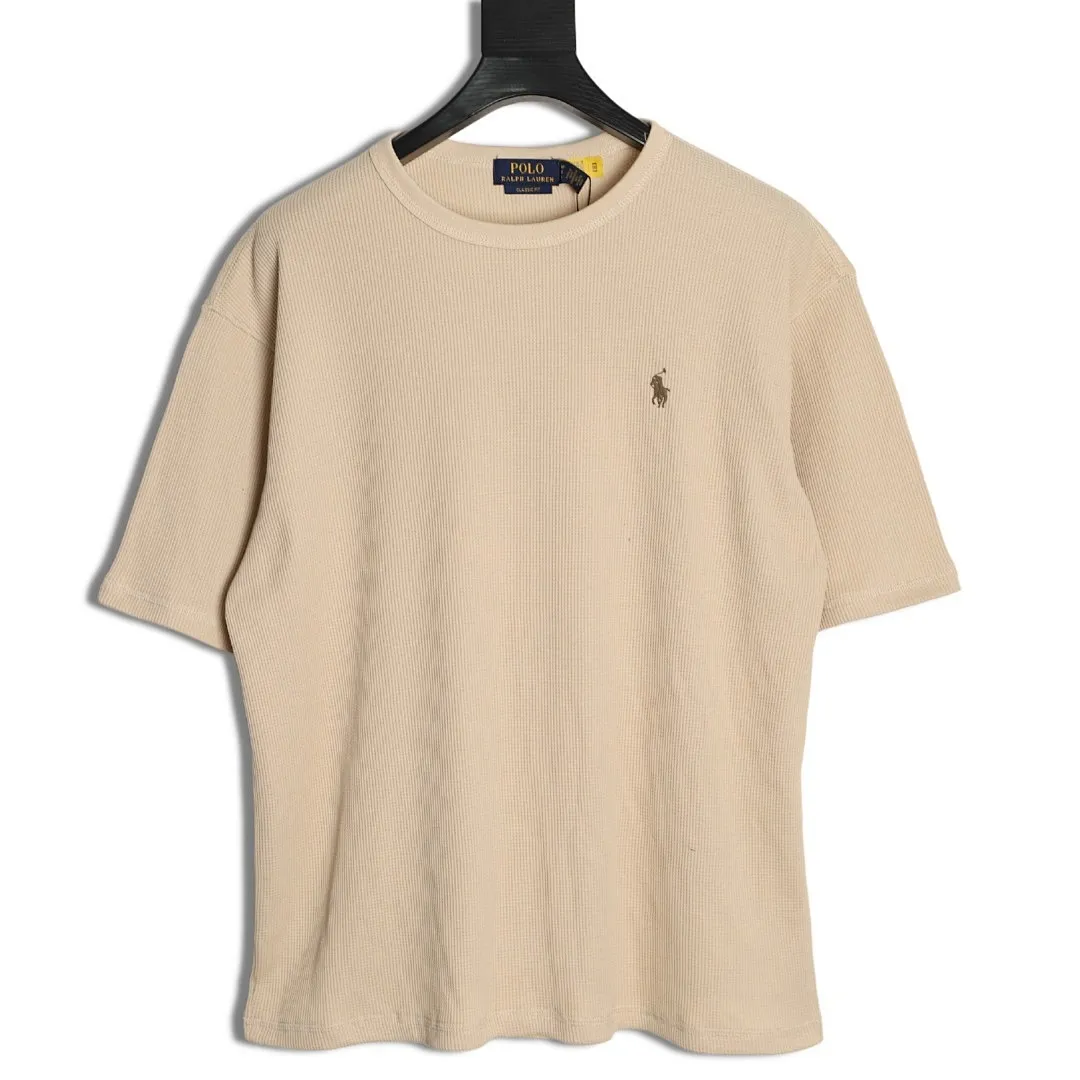 Ralph Lauren 拉夫劳伦 小标华夫格短袖T恤