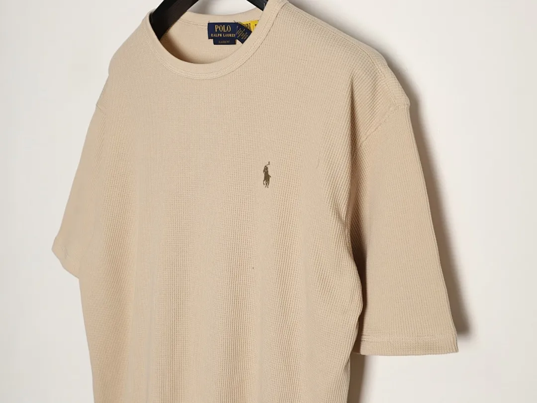 Ralph Lauren 拉夫劳伦 小标华夫格短袖T恤