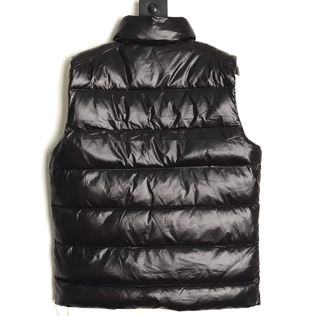 Moncler 蒙口 黑绿羽绒马甲