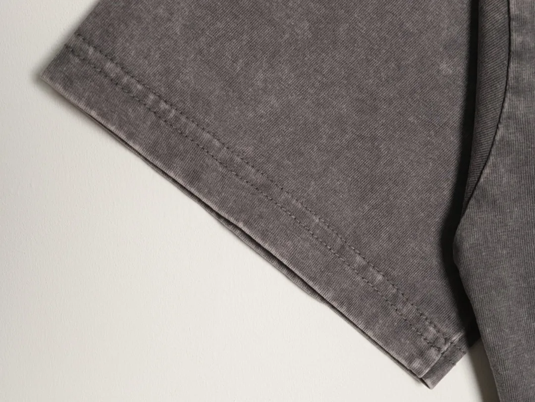 Stone lsland/石头岛夏季新款做旧洗水短袖T恤