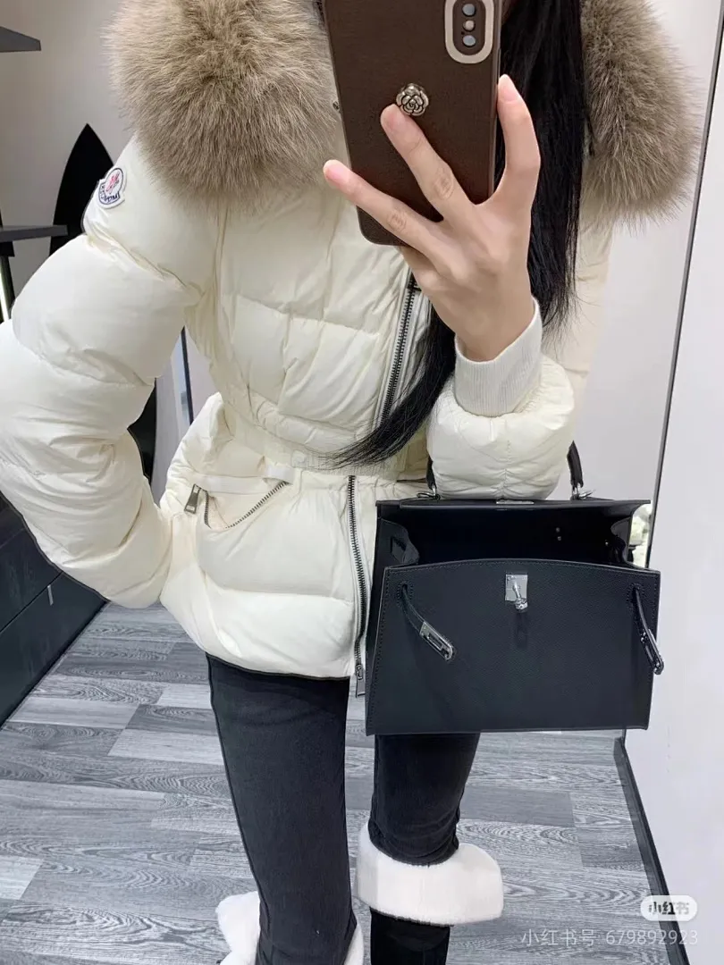 MONCLER 蒙口 HERMIFUR系列短款女款羽绒服