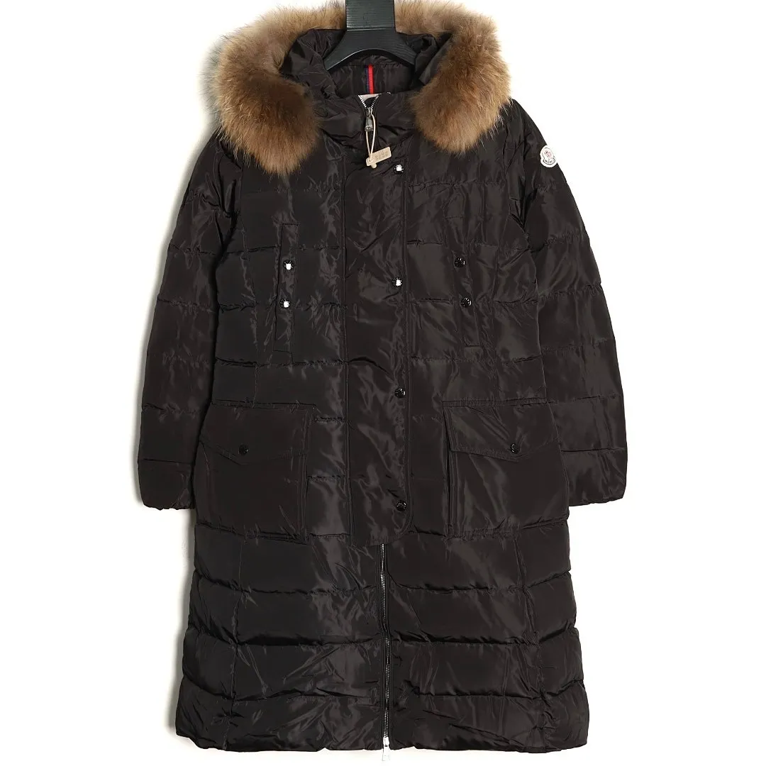 Moncler/蒙口 24ss Khloe杨幂明星同款长款哑光羽绒服