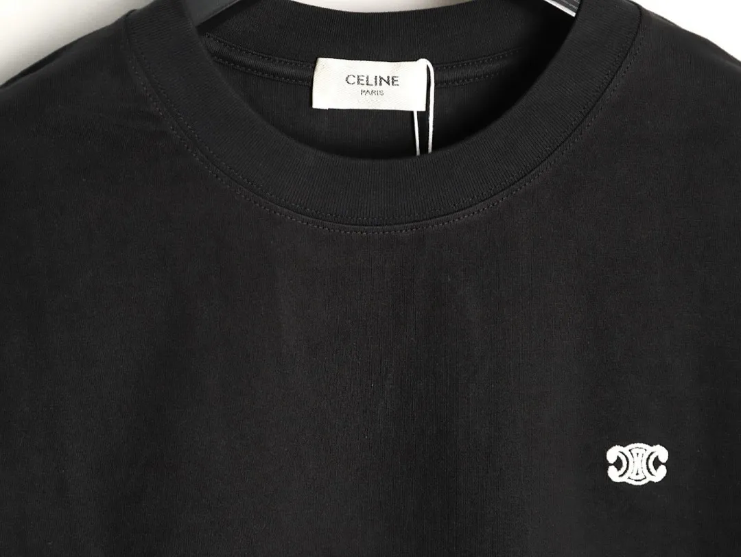 CELINE/赛琳 经典凯旋门刺绣小标基础款短袖T恤