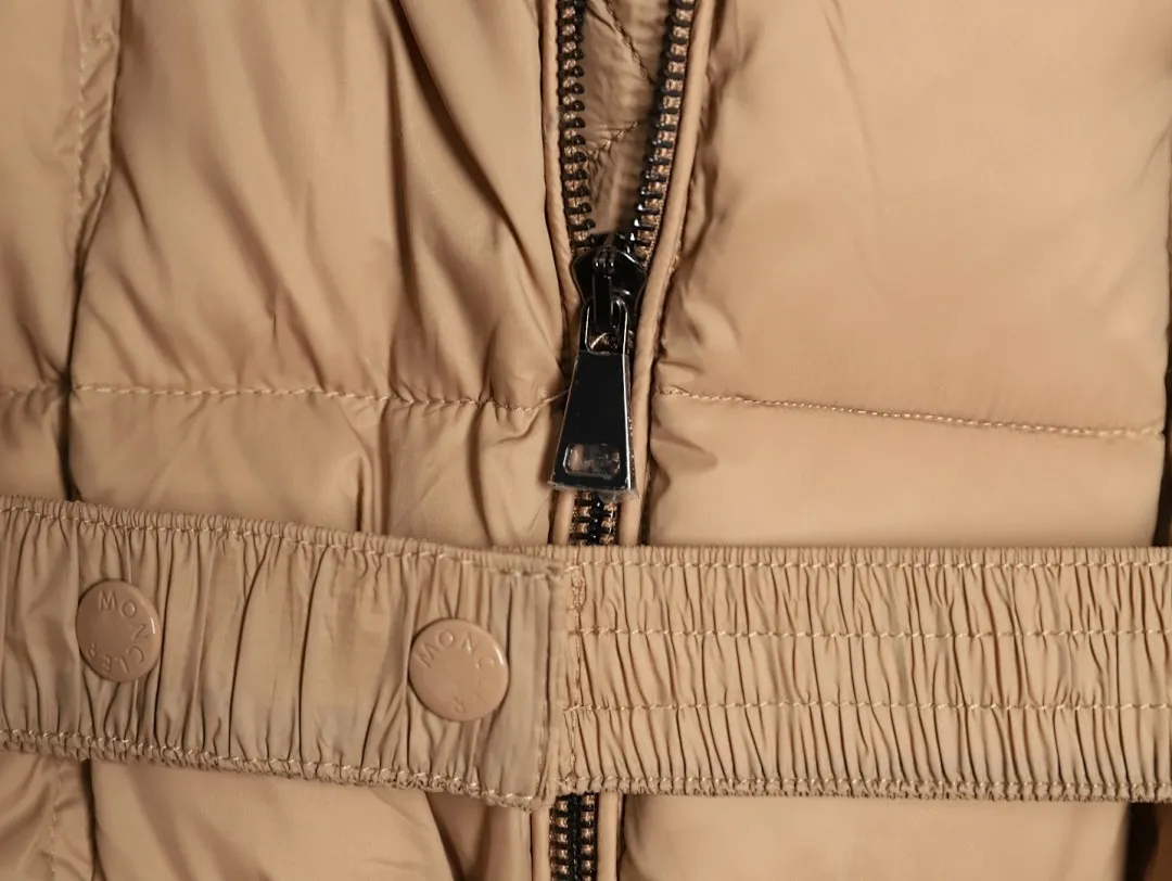 MONCLER 蒙口 HERMIFUR系列中长女款羽绒服