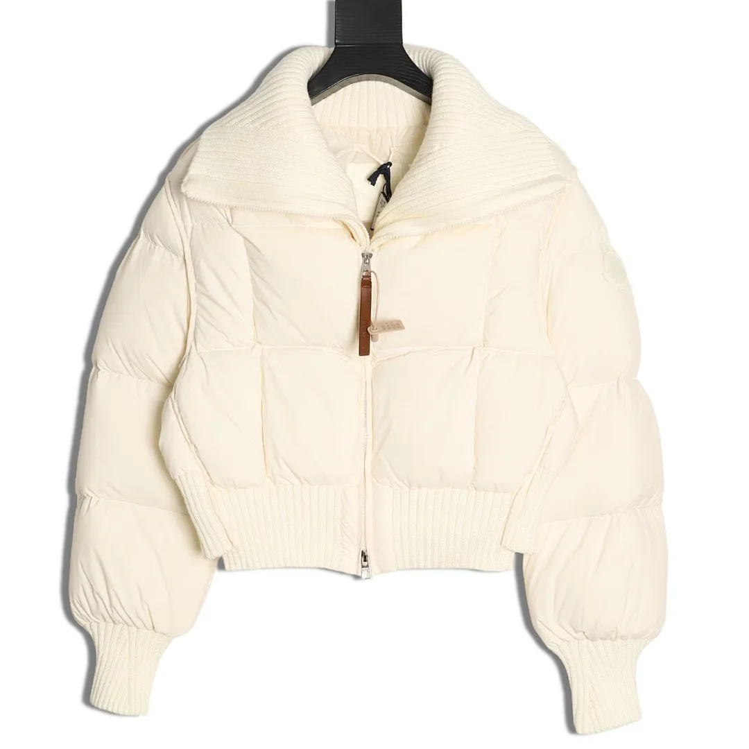 Moncler/蒙口 Jadeite24年新款女拼接假二件短款羽绒服