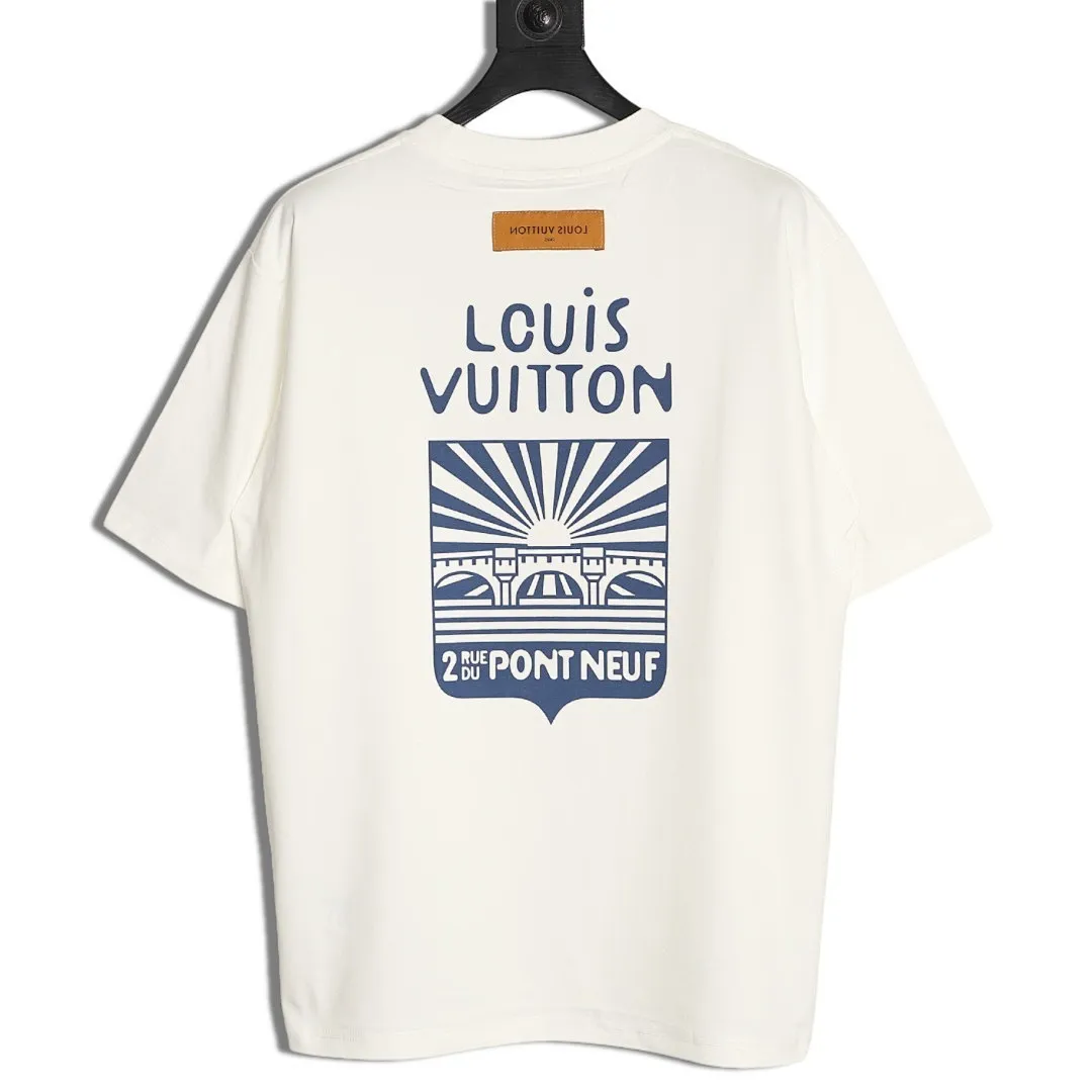 Louis Vuitton/路易威登 菲董首秀限定印花短袖T恤