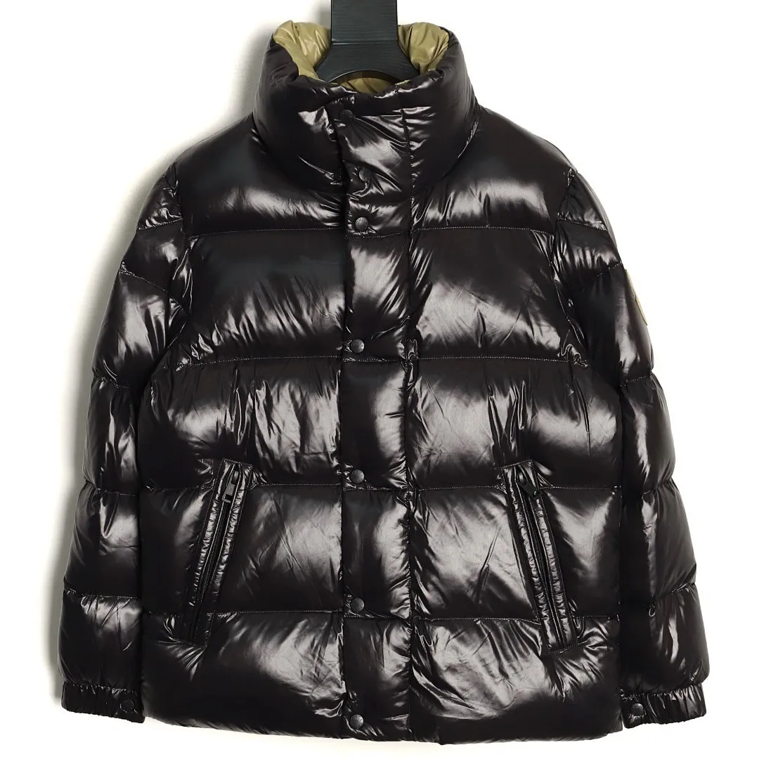 Moncler/蒙口24ss限定配色黄标拼接立领羽绒服