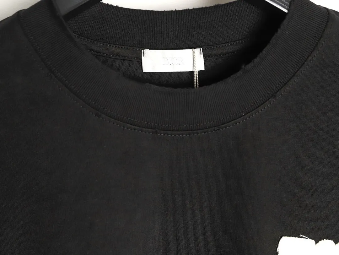 DIOR 迪奥 后背大LOGO贴布字母刺绣短袖