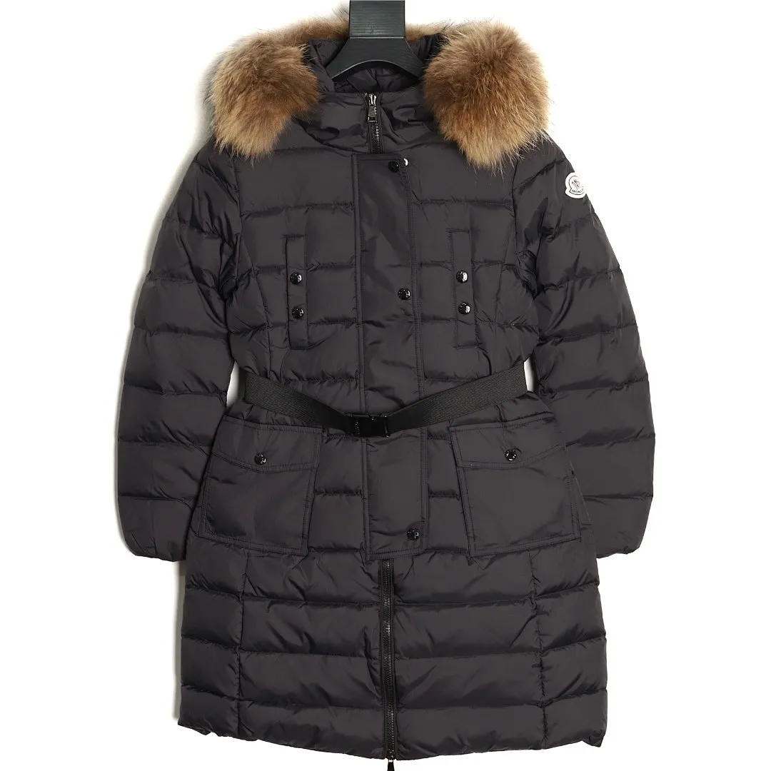 Moncler/蒙口 24ss Khloe杨幂明星同款长款哑光羽绒服