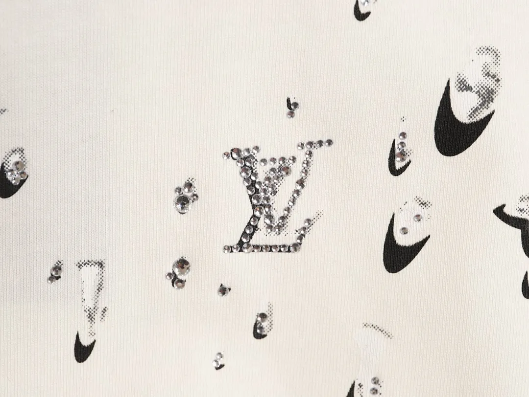 Louis Vuitton 水滴泼墨logo短袖T恤