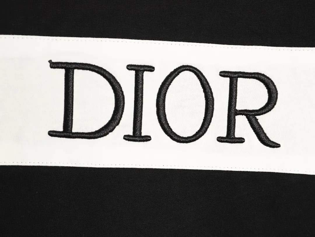 DIOR 迪奥 47字母后背条纹短袖