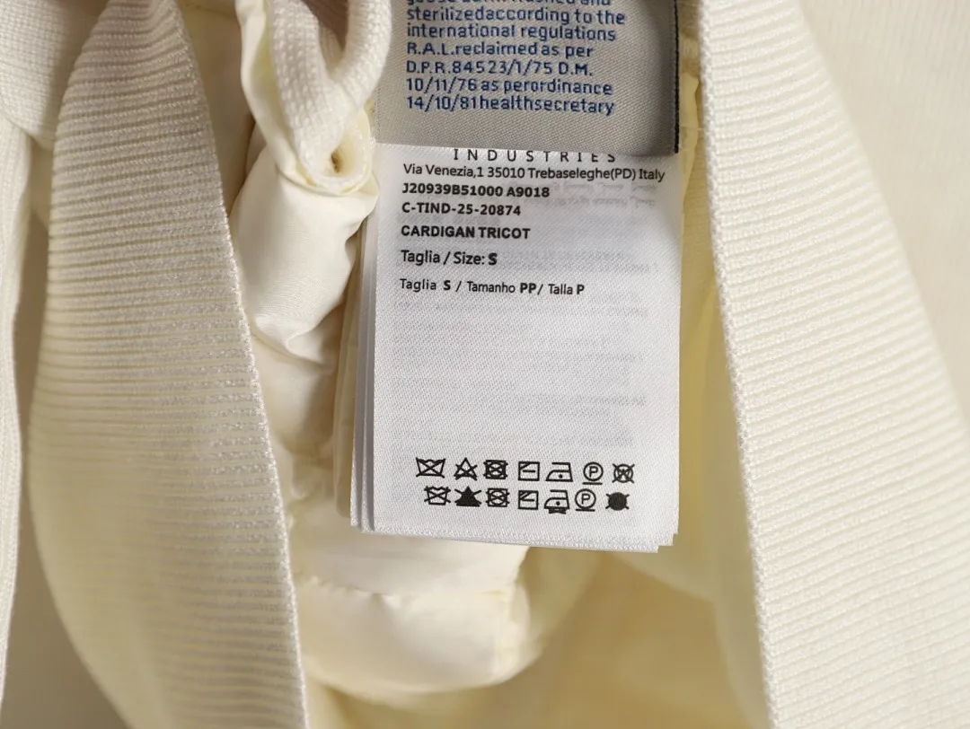 Moncler/蒙口 四口袋针织拼接羽绒外套