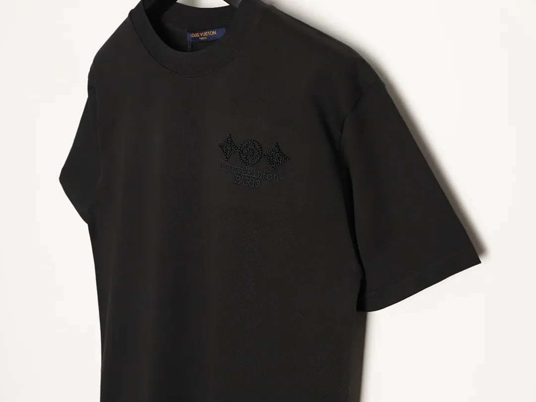 Louis Vuitton 三花刺绣短袖T恤