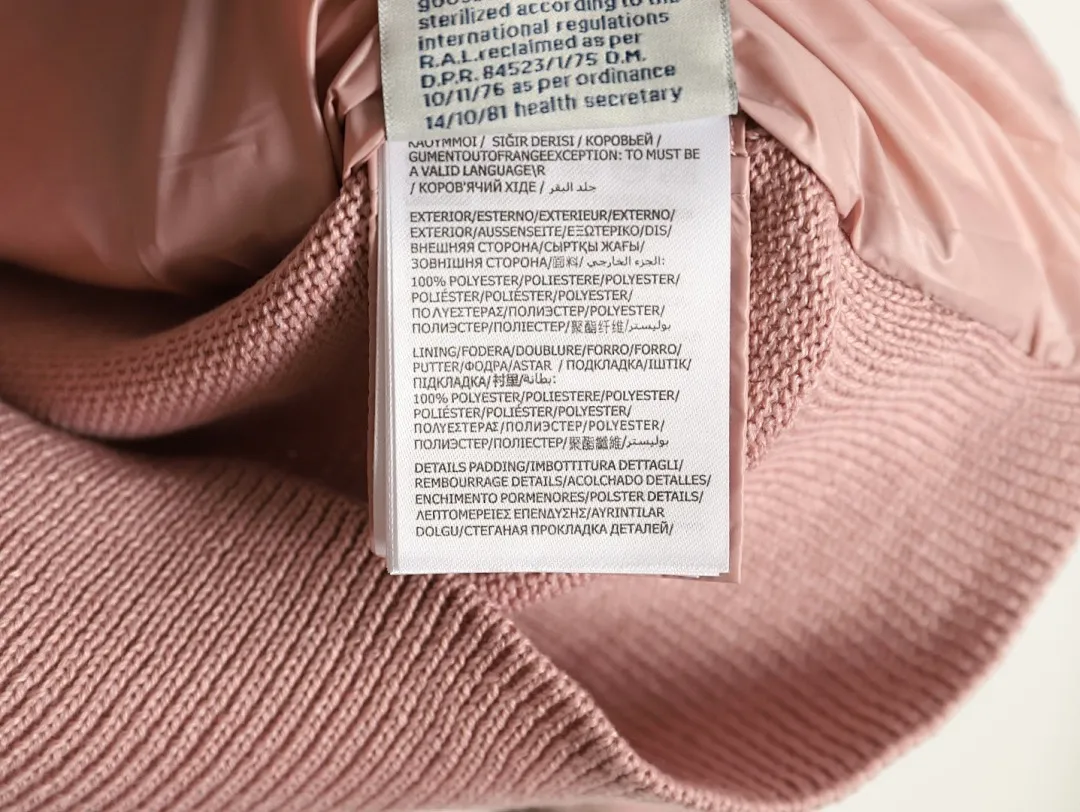 Moncler 蒙口 多纽扣针织拼接羽绒外套