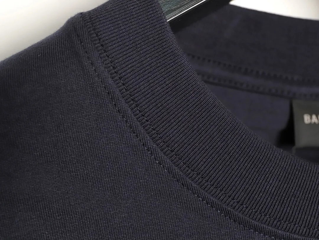 BALENCIAGA巴黎世家BLCG 3M重叠字母印花短袖T恤