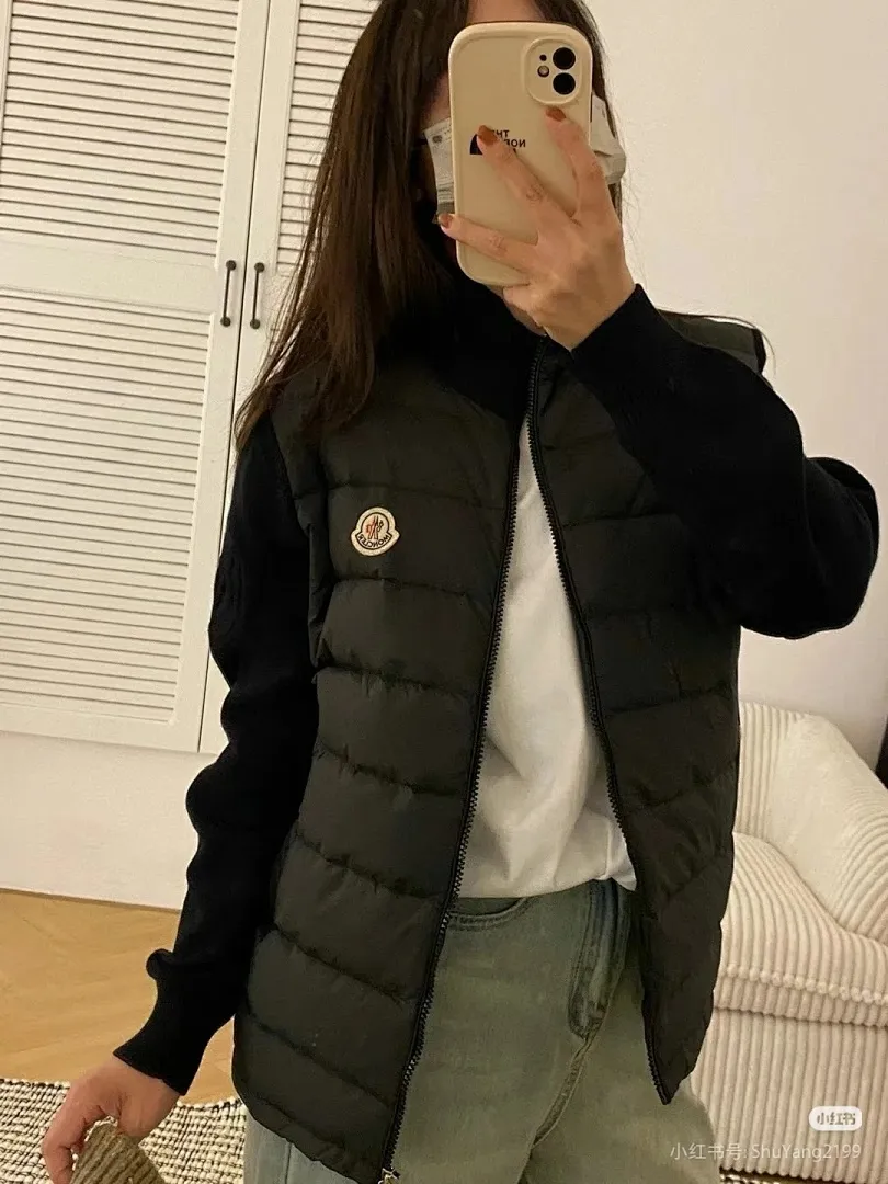 Moncler 蒙口冬新款羽绒拼接夹克