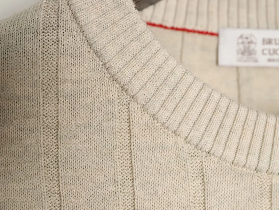 BRUNELLO CUCINELLI BC 圆领针织短袖T恤