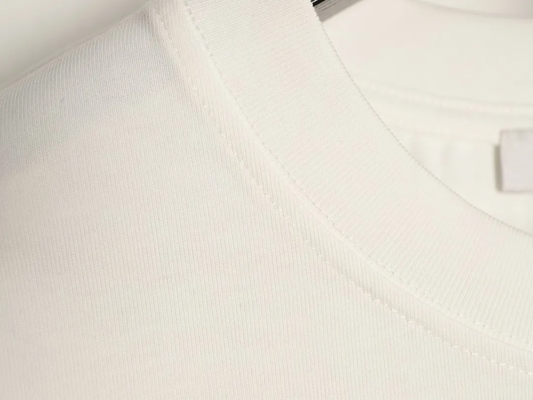 Dior/迪奥 经典刺绣签名字母短袖T恤