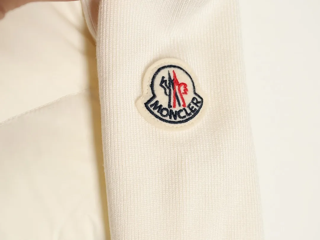 Moncler 蒙口 24s新款不规则拼接针织立领轻薄羽绒服外套