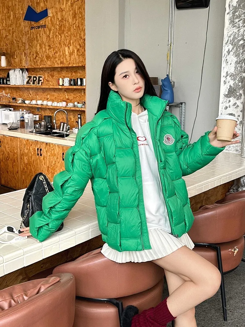 Moncler/蒙口 25Fw编织外套羽绒服
