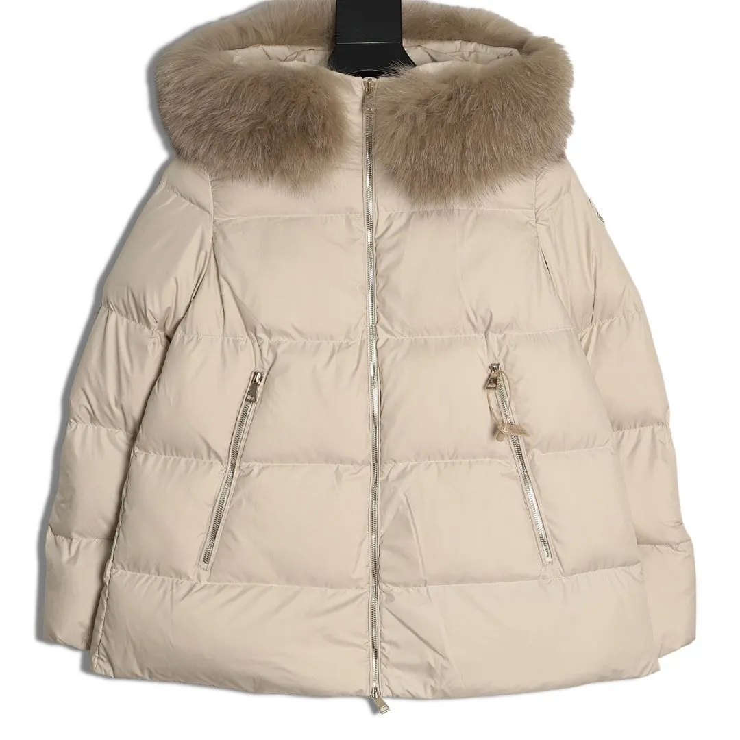 Moncler 蒙口 FW25 Laichefur纯色连帽短款羽绒服夹克外套