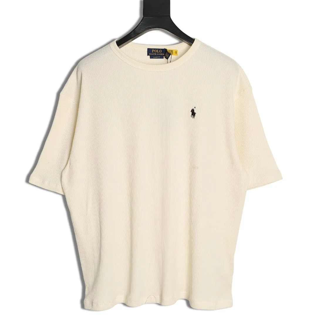 Ralph Lauren 拉夫劳伦 小标华夫格短袖T恤