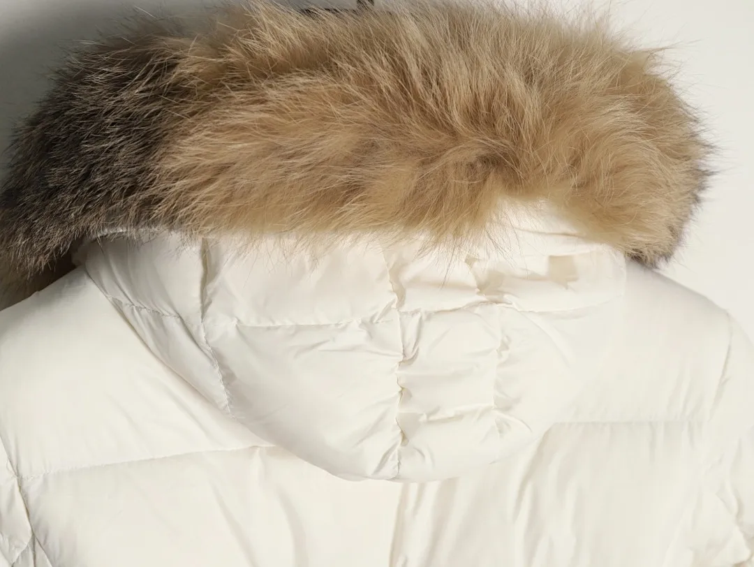 MONCLER 蒙口 HERMIFUR系列中长女款羽绒服