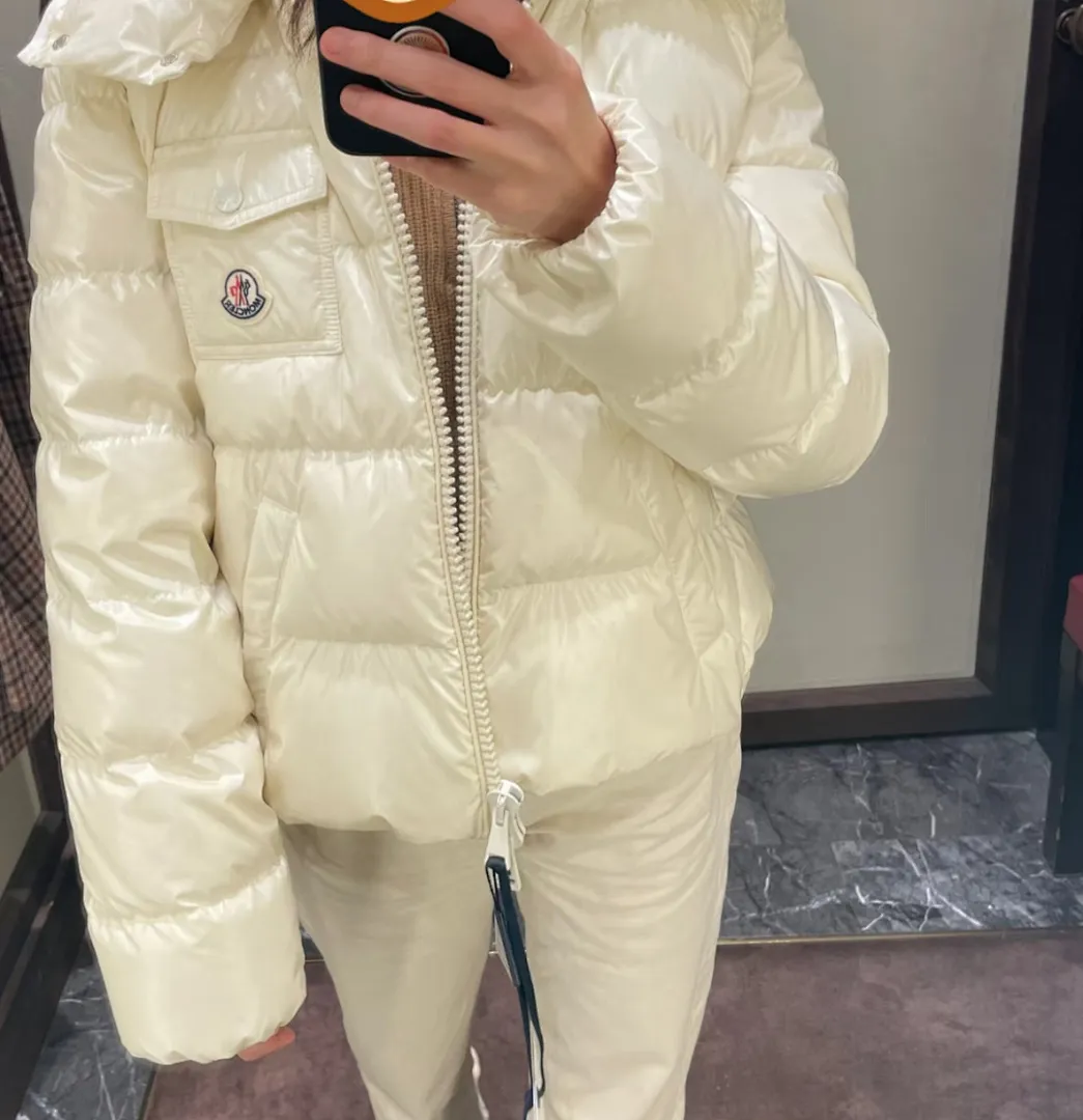 Moncler/蒙口 Andro系列 SS24 ANDRO短款徽标连帽长袖羽绒服
